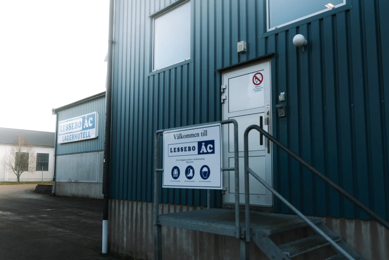 Lagerhotellet på Lessebo Åkericentral.