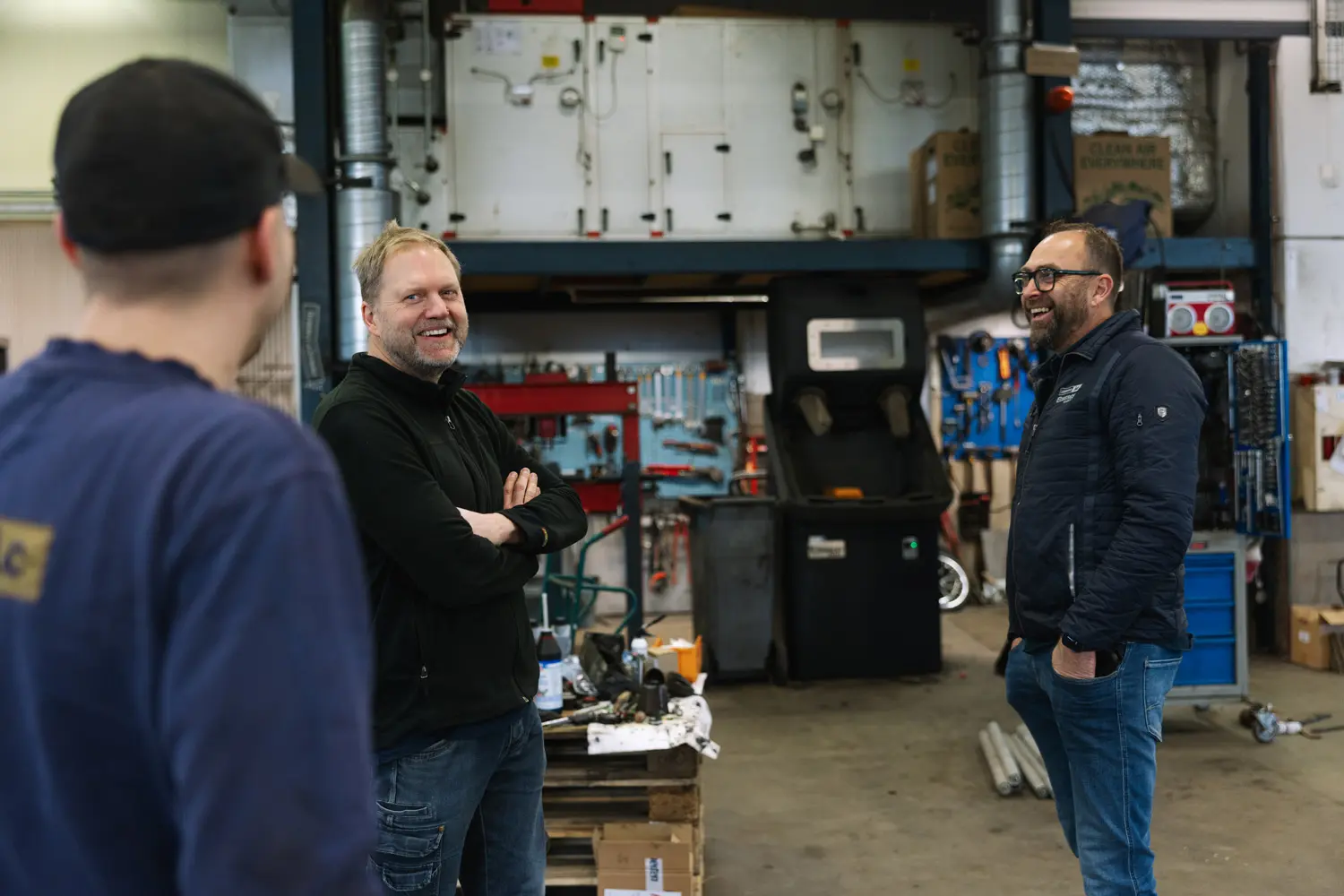 Några ur personalen på Lessebo ÅC.