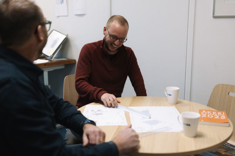 Markplaneringsritningar.